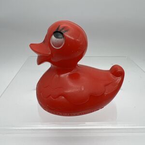 VTG Empire Hard Plastic Easter Duck Rattle Made in USA